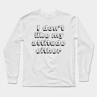 IDLMAE- White Shirt Long Sleeve T-Shirt